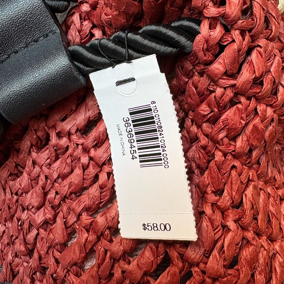 NWT Express Tri-Color Woven Bag - Picture 3 of 3